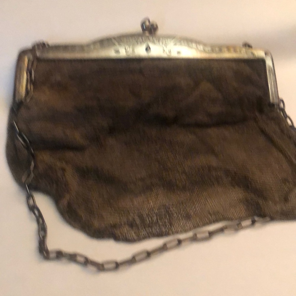 800 silver mesh purse
